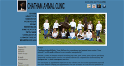 Desktop Screenshot of chathamanimalclinic.com